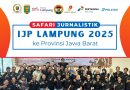 Malam Ini, IJP Lampung Bertolak ke Jawa Barat Gelar Safari Jurnalistik