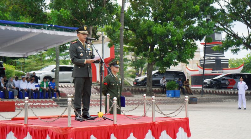 Upacara Hari Pahlawan ke-80,   Dandim 0421/LS Ajak Masyarakat Jadi Pejuang di Zaman Modern