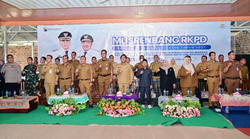 Musrenbang RKPD 2027 di Tanjung Sari,  Infrastruktur dan Ekonomi Desa Jadi Prioritas