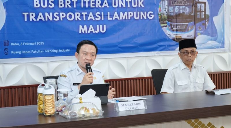 Pemprov Dorong BRT ITERA Jadi Proyek Percontohan Transportasi Publik Modern