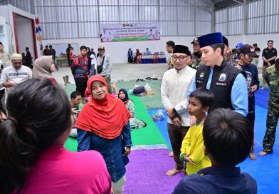 Turun Langsung ke Lokasi, Bupati Egi Pastikan Penanganan Banjir Jati Agung Cepat