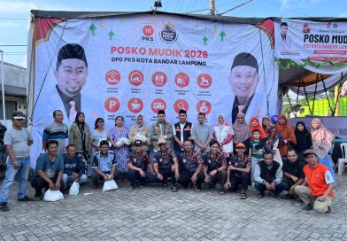 PKS Bandar Lampung Launching Posko Mudik: Hadirkan Rasa Aman, Nyaman dan Berkah Bersama Pemudik