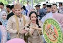 Halalbihalal di Lamban Rakyat Jadi Berkah UMKM, Dagangan Ludes Diborong dan Dibagikan Gratis