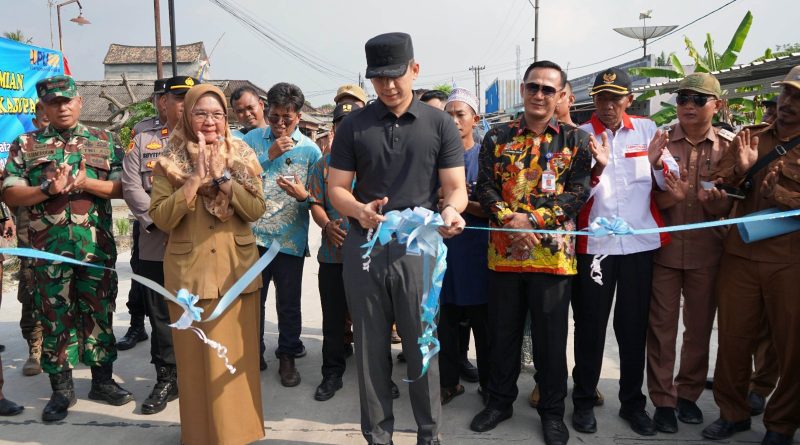 Bupati Egi Resmikan Akses Bumi Daya-Trimomukti, UMKM Singkong Ikut Terdongkrak