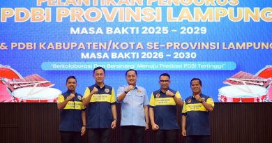 Resmi Dikukuhkan, Hendry Kurniawan Nahkodai PDBI Lampung Selatan