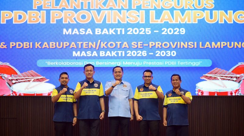 Resmi Dikukuhkan, Hendry Kurniawan Nahkodai PDBI Lampung Selatan