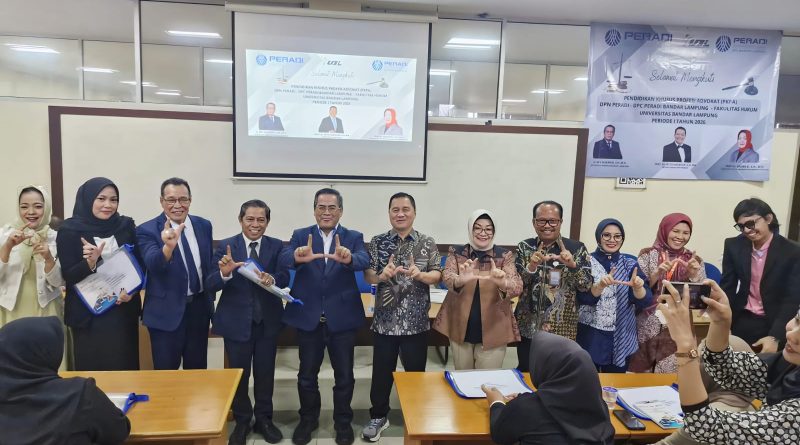 Dua Dekade Sinergi, Peradi dan UBL Kembali Gelar PKPA Angkatan I Tahun 2026