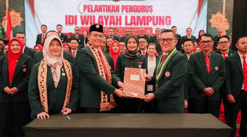 Josi Harnos Jadi Ketua IDI Lampung, Wagub Jihan Nurlela Ajak Perkuat Peran sebagai Mitra