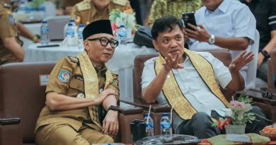 Gubernur Bersama Ketua Komisi III DPR RI Hadiri Kuliah Umum dan Pelantikan Pengurus BEM Unila