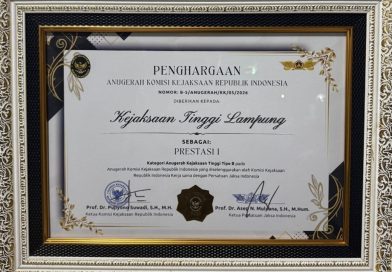 DPRD Lampung Apresiasi Prestasi Nasional Kejati Lampung Raih Juara I Komjak RI