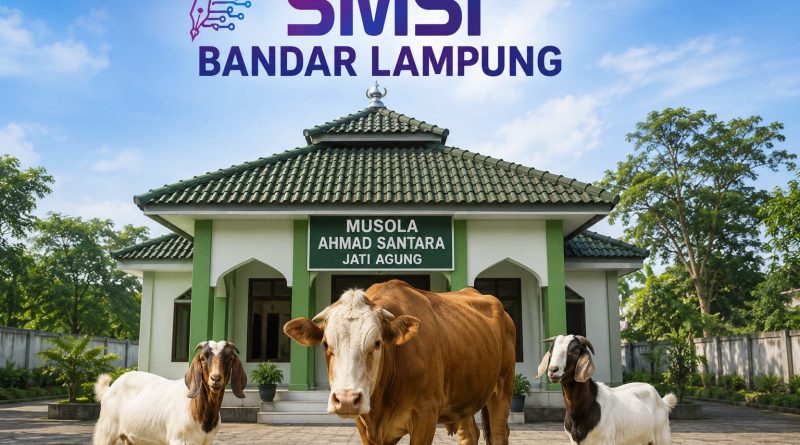 Iduladha 1447 H, SMSI Bandar Lampung Salurkan 1 Sapi dan 2 Kambing untuk Anggota dan Warga