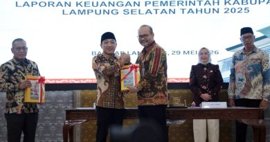 Konsistensi Satu Dekade, Lampung Selatan Kembali Pertahankan Opini WTP ke-10 dari BPK