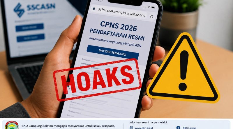 Waspada Penipuan!   Beredar Link Pendaftaran CPNS 2026 Palsu, BKD Minta Warga Jeli