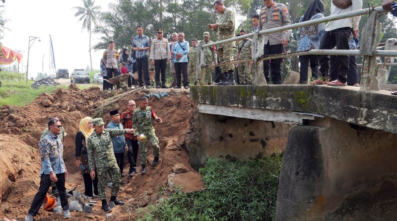 Sinergi Pemkab TNI, Pembangunan Jembatan Perintis Garuda Dimulai, Akses Warga Kian Lancar