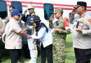 Walikota Bunda Eva Sambut, Kedatangan Presiden Prabowo