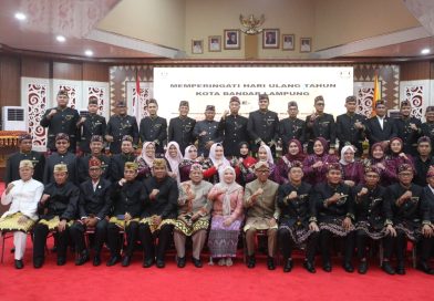 Hadiri Paripurna HUT ke-344 Kota Bandar Lampung Gubenur Apresiasi Kinerja Pemkot