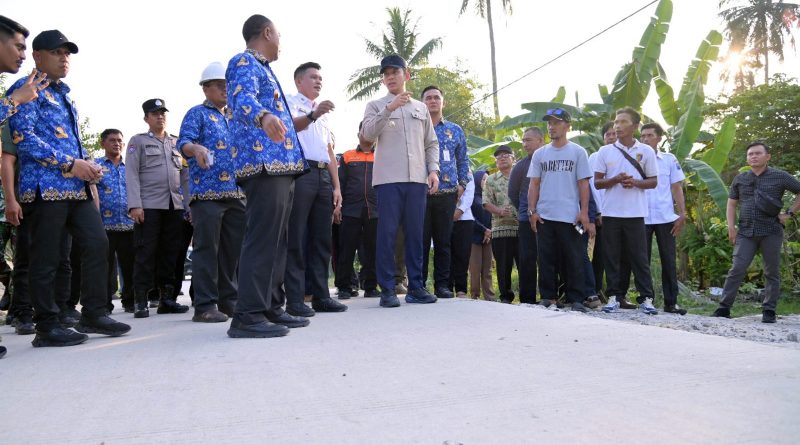 Ruas Jalan Bandar Agung  —  Kuala Jaya Sudah Mulus, Warga Sragi Sangat Bersyukur