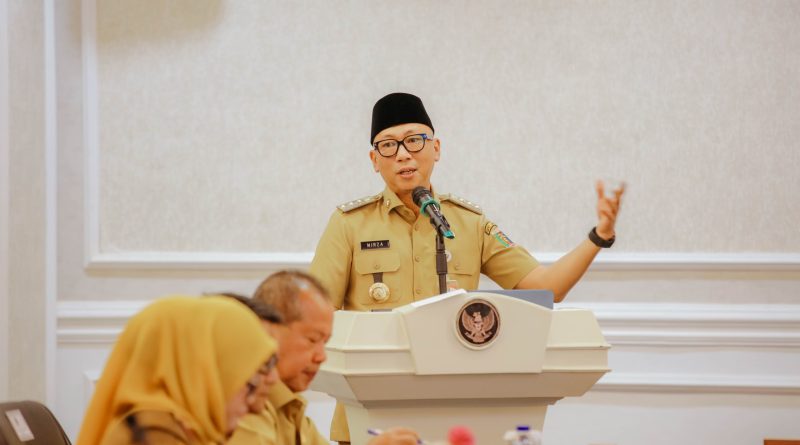 Perkuat Sinergi,  Gubernur Rahmat Mirzani Djausal Pimpin Rakor Sekda Kabupaten/Kota