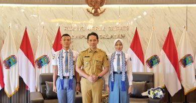 Bupati Egi Bangga, Dua Pelajar Lampung Selatan Lolos Calon Paskibraka Tingkat Pusat 2026