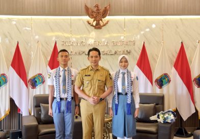 Bupati Egi Bangga, Dua Pelajar Lampung Selatan Lolos Calon Paskibraka Tingkat Pusat 2026