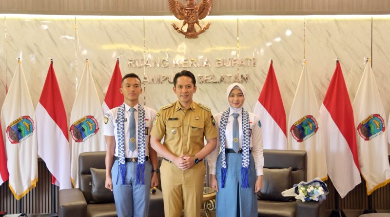 Bupati Egi Bangga, Dua Pelajar Lampung Selatan Lolos Calon Paskibraka Tingkat Pusat 2026