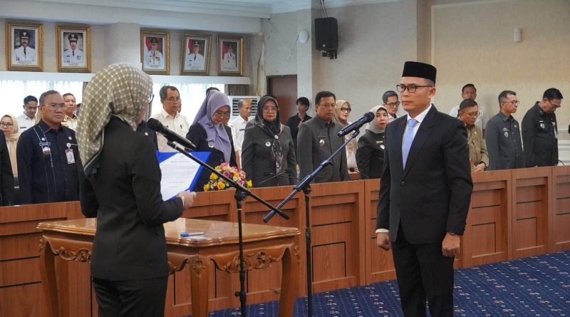 Wagub Jihan Lantik Indra Sanjaya sebagai Karo Adpim Pemprov Lampung