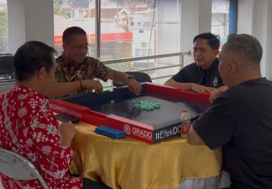 Pasangan Adi Kurniawan – Nizwar Kuasai Seleksi Cabor Domino PWI Lampung
