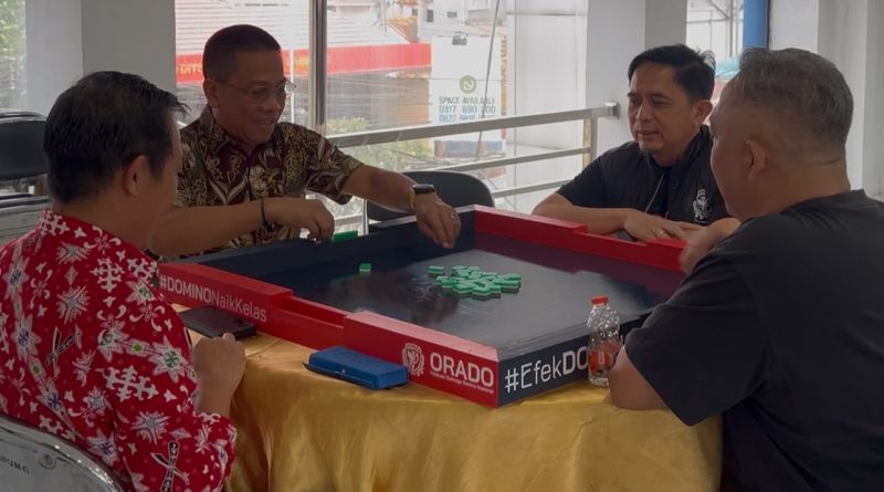 Pasangan Adi Kurniawan – Nizwar Kuasai Seleksi Cabor Domino PWI Lampung