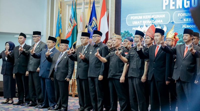 Kukuhkan Tiga Forum Strategis, Gubernur Mirza Ajak Semua Elemen Jaga Harmoni Lampung