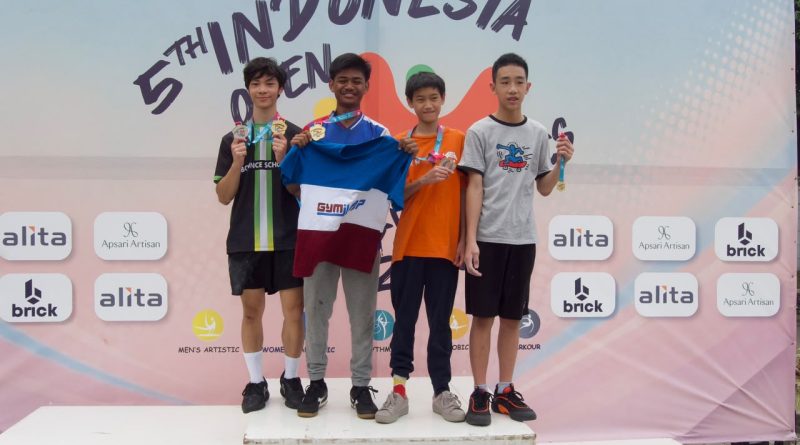 Atlet Pakour Junior Asal Metro Sabet Medali Emas di Indonesia Open Parkour 2026