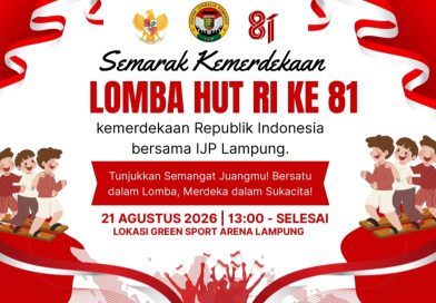 IJP Lampung Gelar Lomba HUT RI ke-81, Wartawan Pemprov Siap Adu Kekompakan
