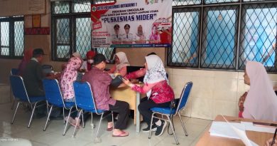 Manfaatkan Pelayanan Kesehatan Gratis,  Warga Kelurahan Cempedak Padati Aula Kantor Kelurahan