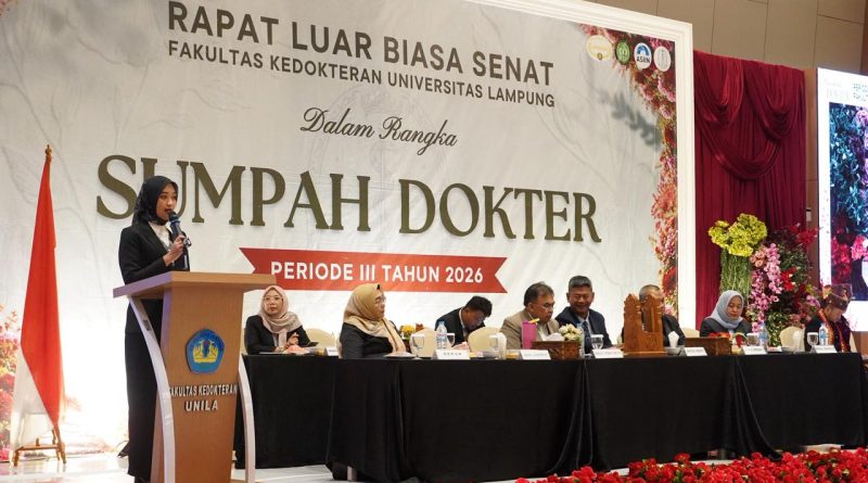 Perkuat SDM Kesehatan,  Pemprov Dorong Dokter Baru Unila Ambil Peran