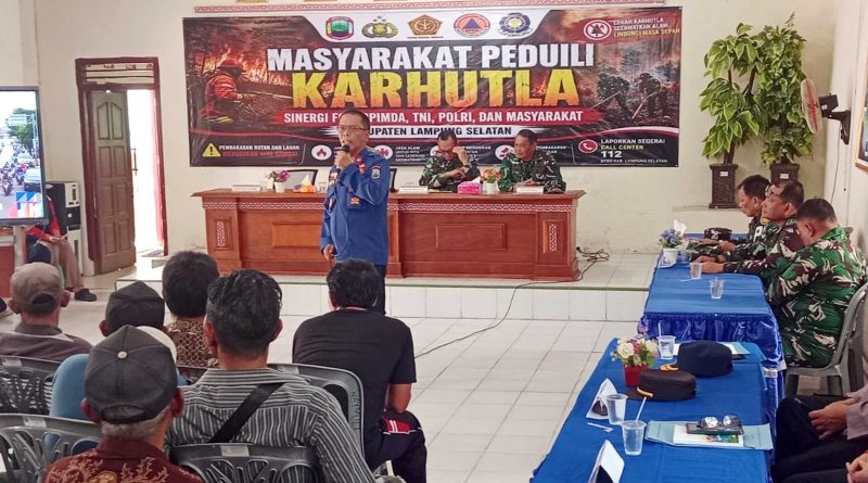 Edukasi Karhutla,  Tim Penyuluh Dorong Warga Jadi Garda Terdepan Cegah Kebakaran
