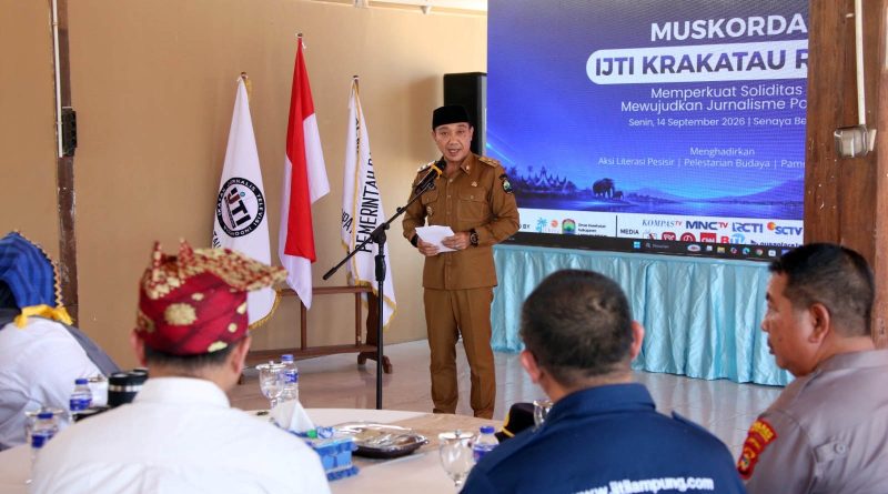 Hadiri Muskorda,   Wabup Syaiful Dorong IJTI Perkuat Jurnalisme Positif