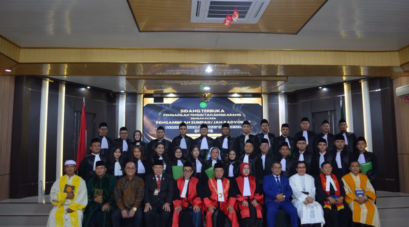 173 Advokat PERADI Resmi Dilantik,  Ali Hasan Jadi Advokat Termuda