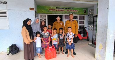 Peduli Sosial, Taring bersama Zitline Bagi-bagikan Makanan di Panti Asuhan