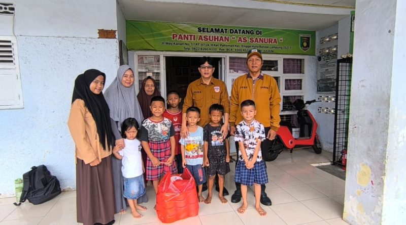 Peduli Sosial, Taring bersama Zitline Bagi-bagikan Makanan di Panti Asuhan