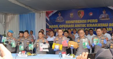 Ops Antik Krakatau 2026, Polda Ungkap 379 Kasus Narkoba dan Sita 85,9 Kilogram Sabu