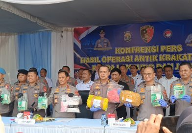 Ops Antik Krakatau 2026, Polda Ungkap 379 Kasus Narkoba dan Sita 85,9 Kilogram Sabu