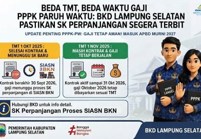 BKD Lampung Selatan Pastikan SK Perpanjangan PPPK Paruh Waktu Segera Terbit