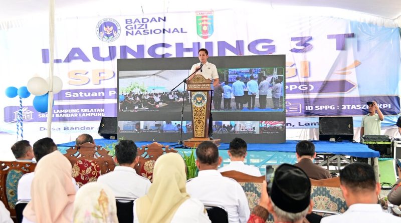 Anak-anak Gembira Sambut MBG, SPPG 3T Bandar Agung Buka Peluang Ekonomi Warga