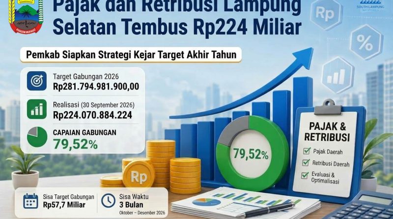 Pajak dan Retribusi Tembus Rp224 Miliar, Pemkab Siapkan Strategi Kejar Target