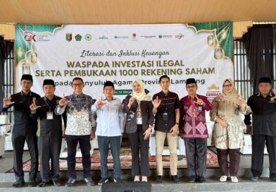 OJK Bersama Pemprov Buka 1000 Rekening Penyuluh Agama Islam se Lampung