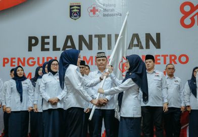Purnama Wulan Sari Mirza Lantik Pengurus PMI Kota Metro Masa Bakti 2026-2031