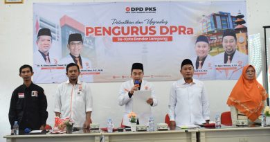 Agus Widodo Lantik 630 Pengurus Ranting PKS se-Kota Bandar Lampung