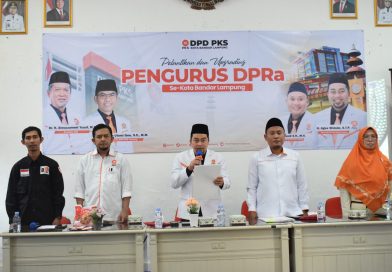 Agus Widodo Lantik 630 Pengurus Ranting PKS se-Kota Bandar Lampung
