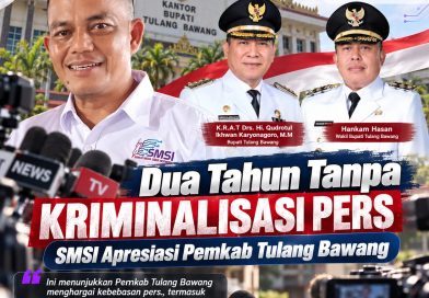 Dua Tahun Tanpa Kriminalisasi Pers, SMSI Apresiasi Pemkab Tulang Bawang