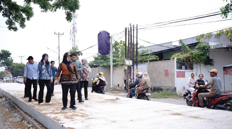 Pemkot Bandar Lampung Benahi Jalan, Drainase dan Trotoar di Sejumlah Wilayah